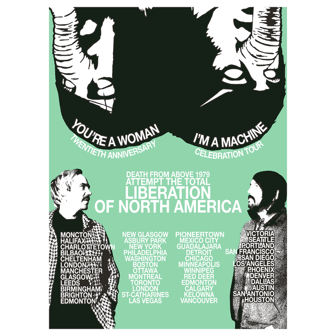 Death From Above 1979 Total Liberation Tour Poster