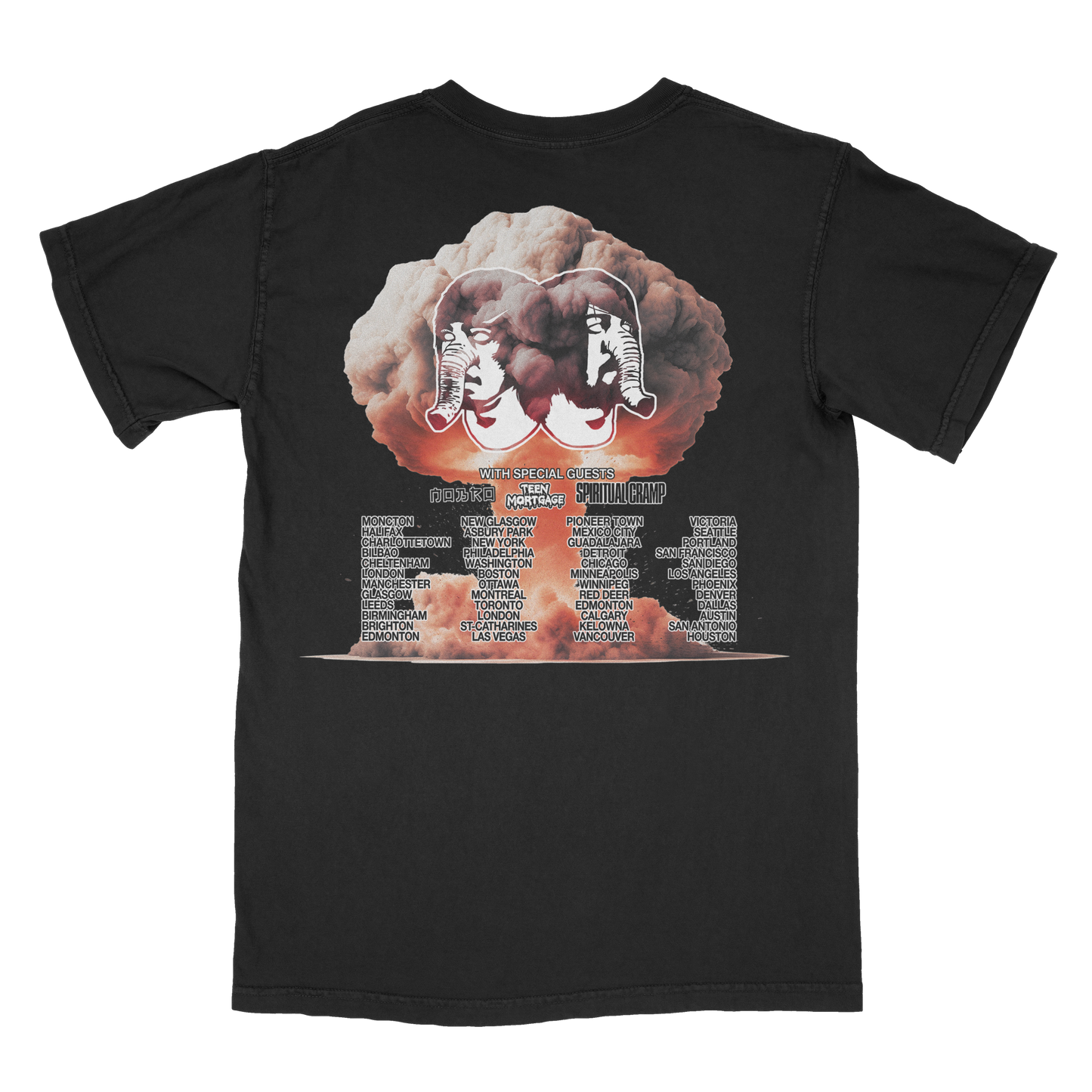 Death From Above 1979 North American Tour Tee Back