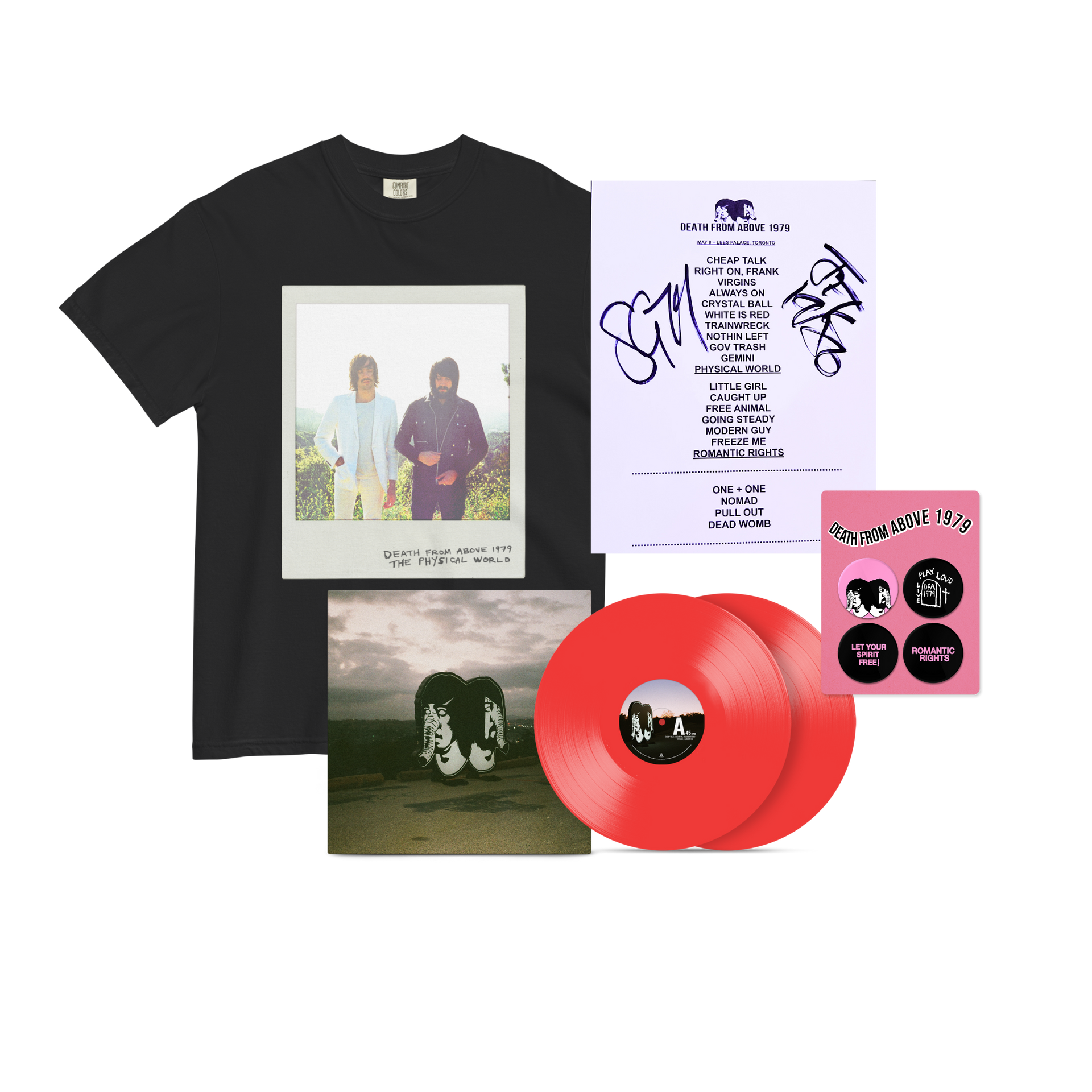 DEATH FROM ABOVE 1979 オフィシャルロンT【未使用】XL Death From Above 1979 Official Merch